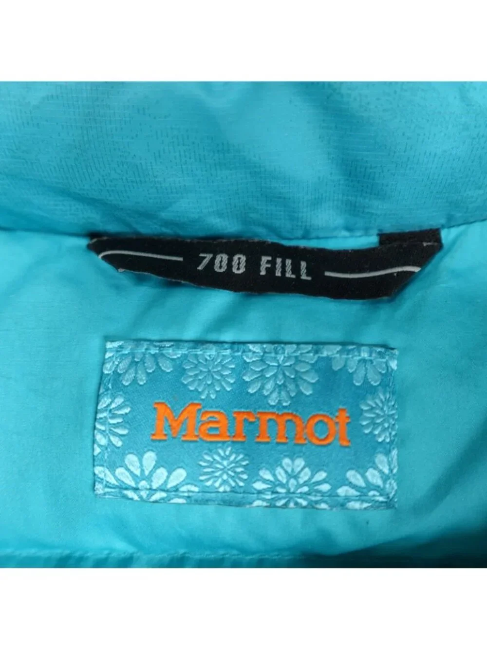 Marmot Girls Jacket XL Blue Green 700 Fill Down Puffer Hera  XL Packable
